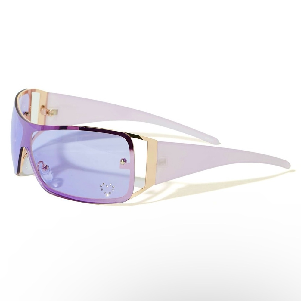 Purple Shield Sunglasses